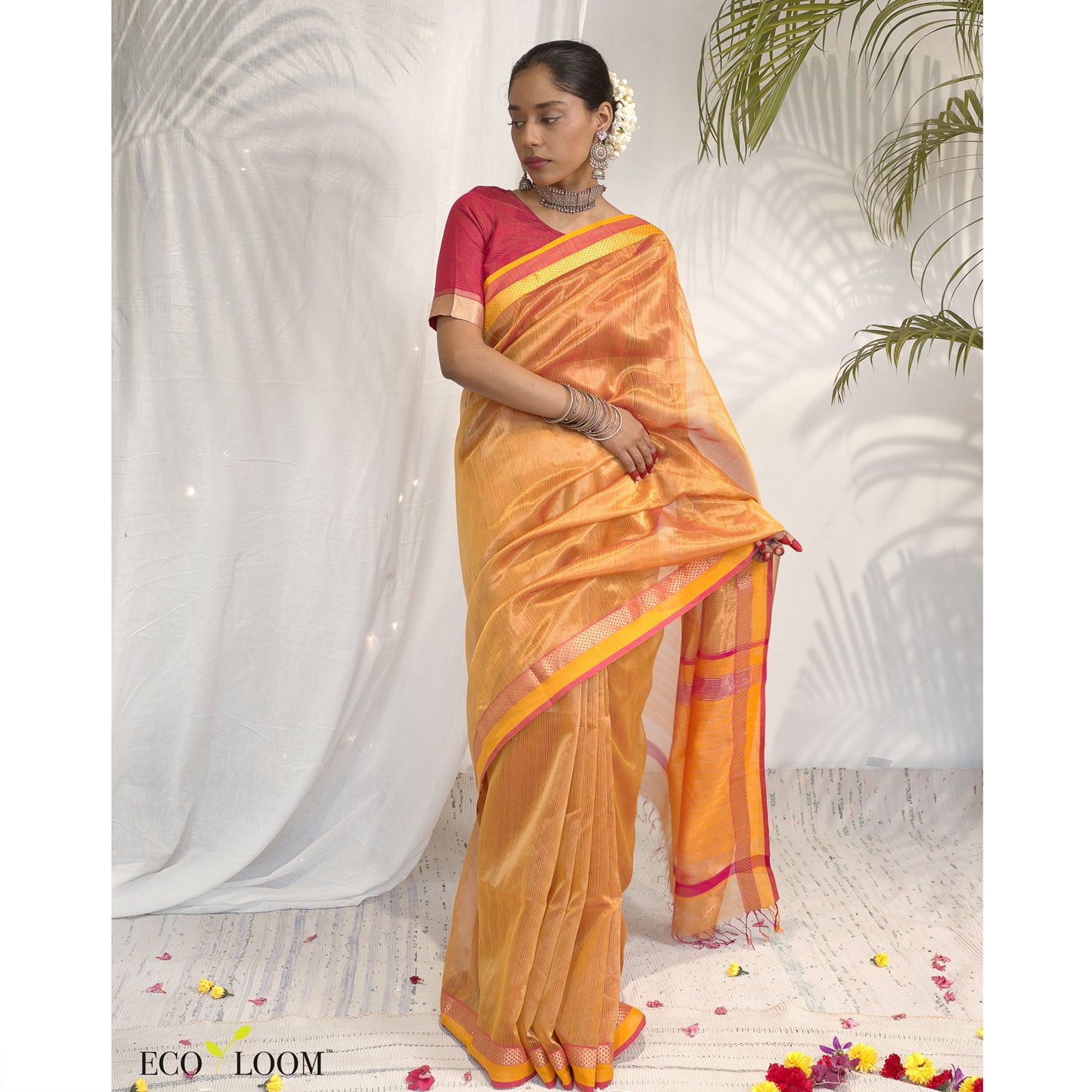 Kesar Ecoloom Cotton Silk Saree