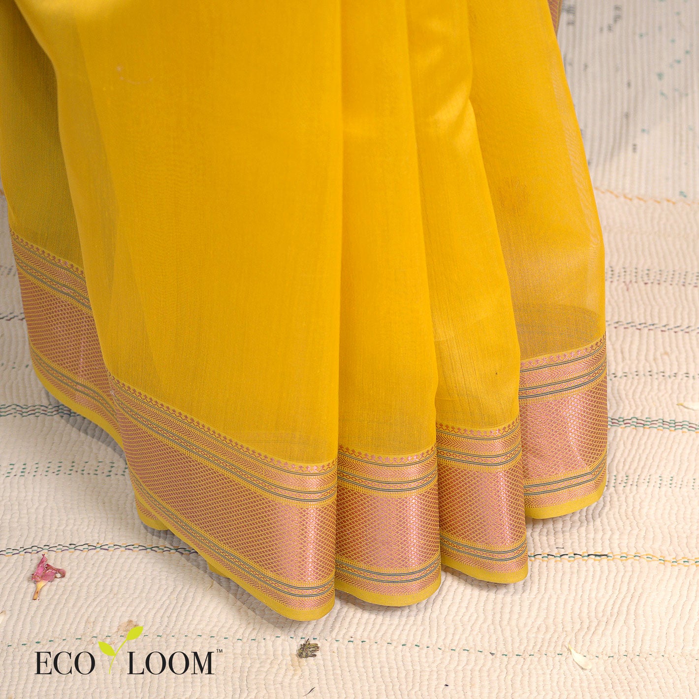 Morning light Ecoloom Silk Cotton Saree