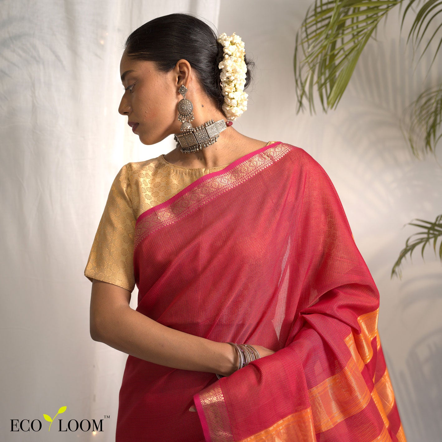 Dhara Ecoloom Cotton Silk Saree