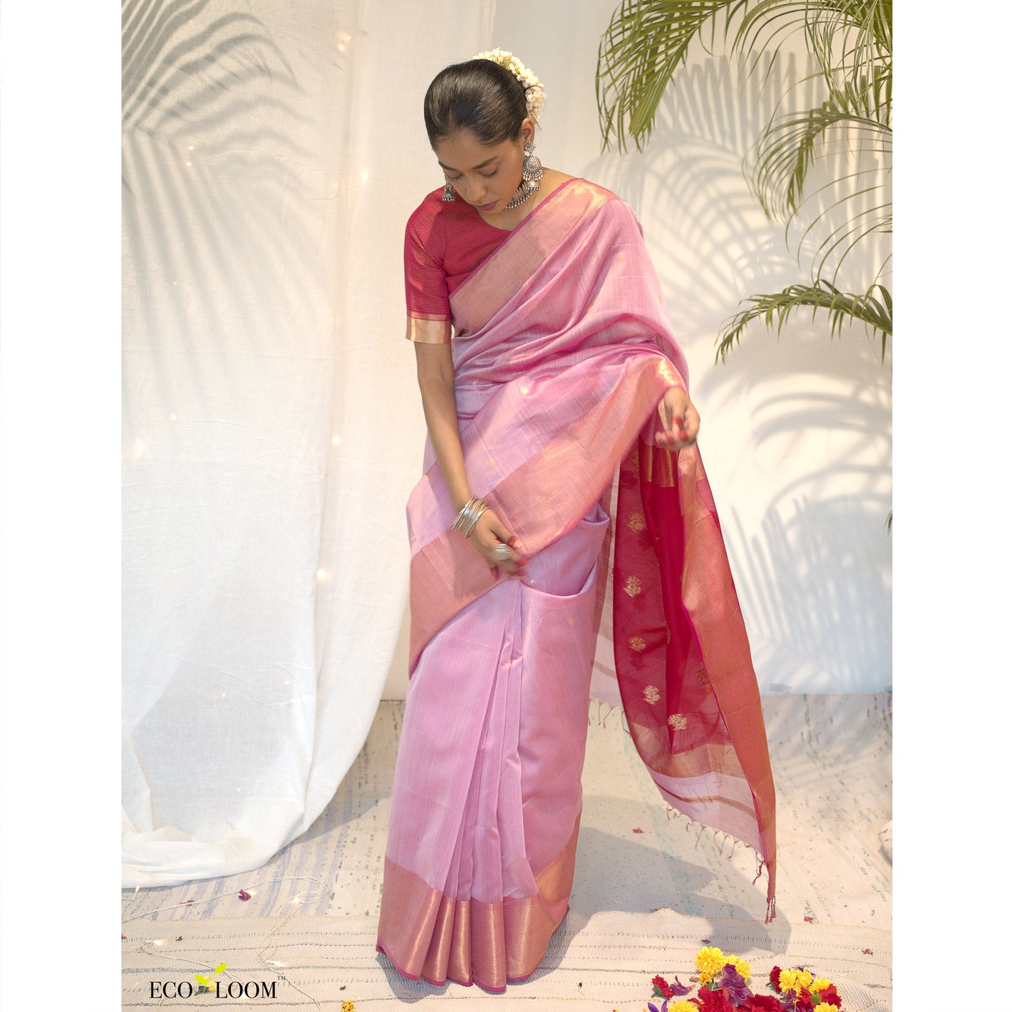 Amritha Ecoloom Silk Cotton Saree