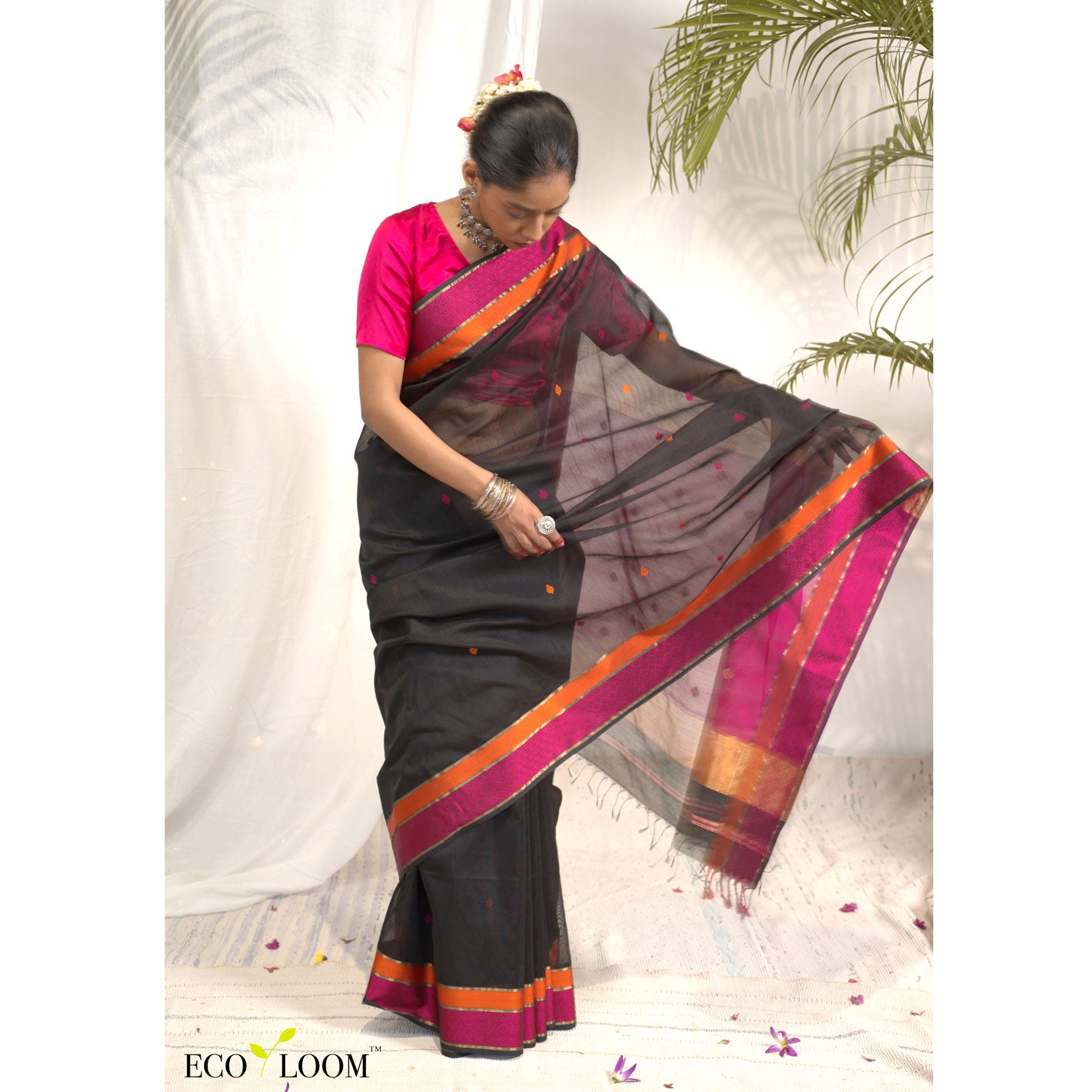 Moher Ecoloom Silk Cotton Saree