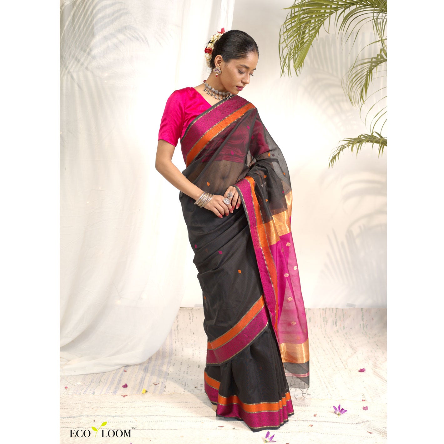 Moher Ecoloom Silk Cotton Saree
