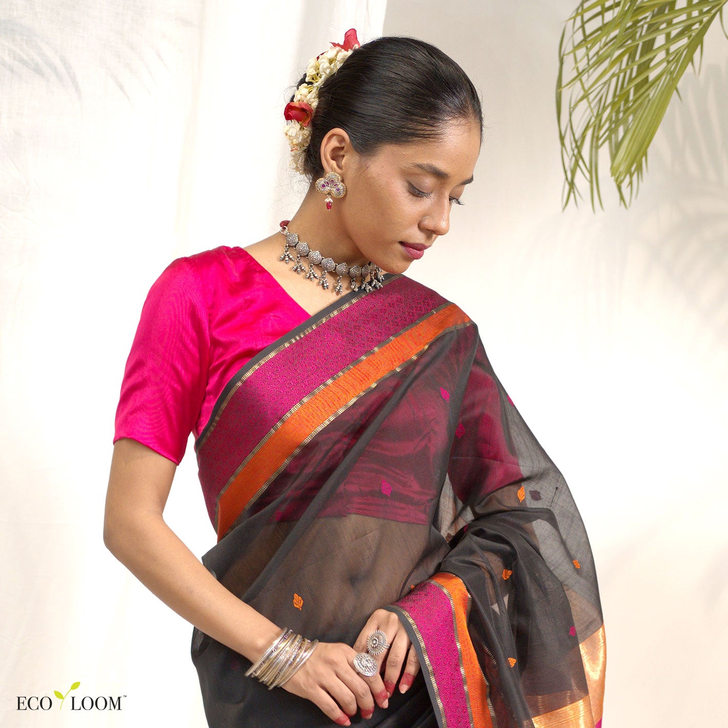Moher Ecoloom Silk Cotton Saree