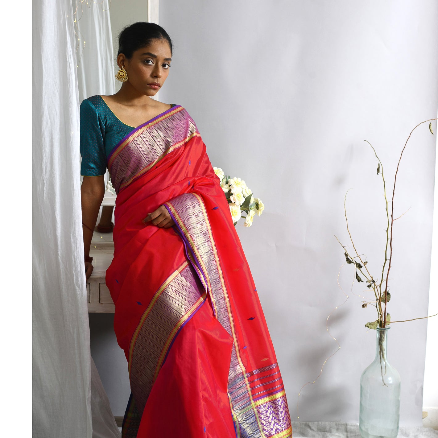 Lahari Ecoloom Pure Silk Saree