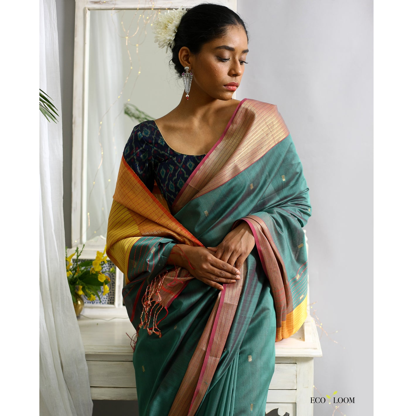 Alaap Ecoloom Cotton Silk Saree