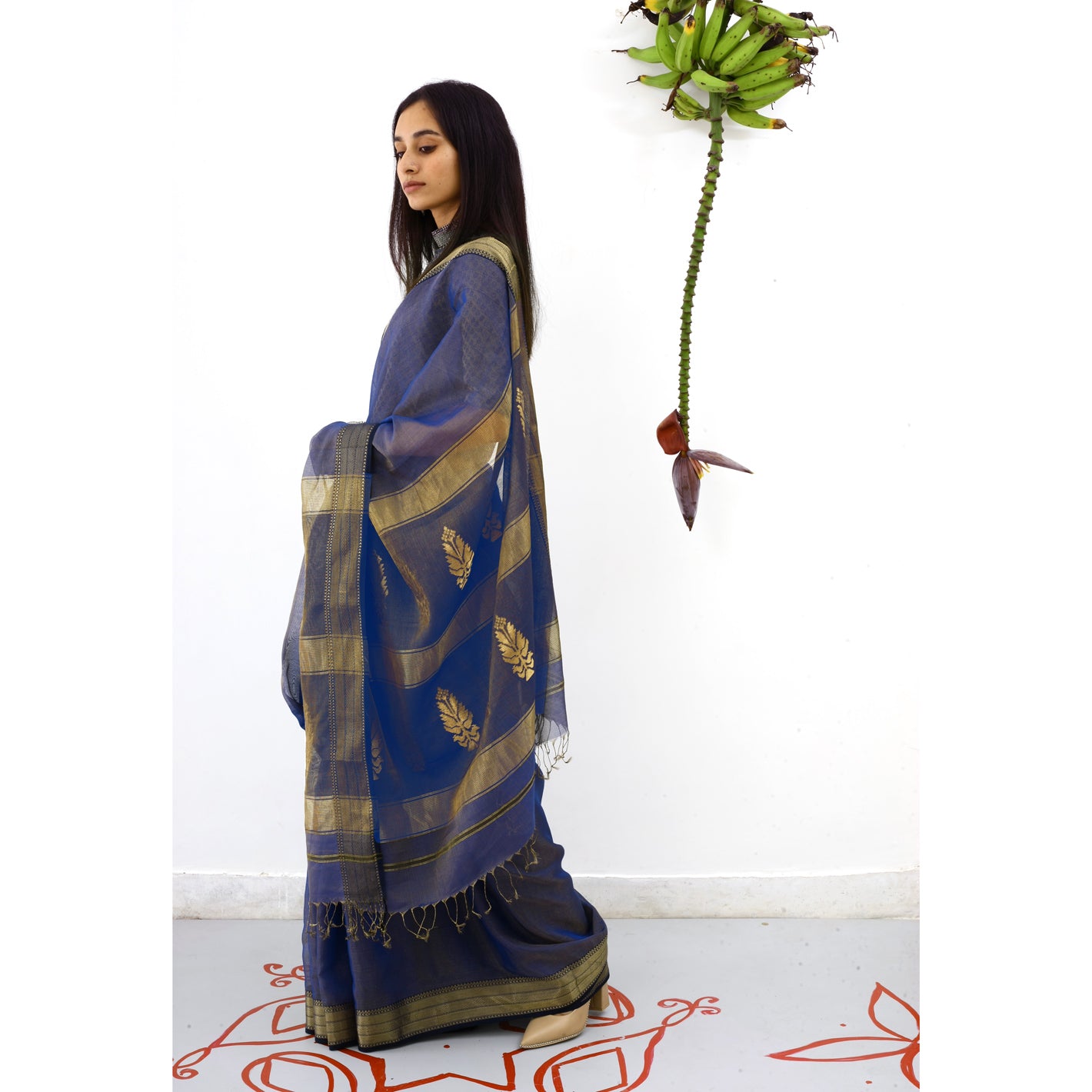 Tara Ecoloom Tissue Saree