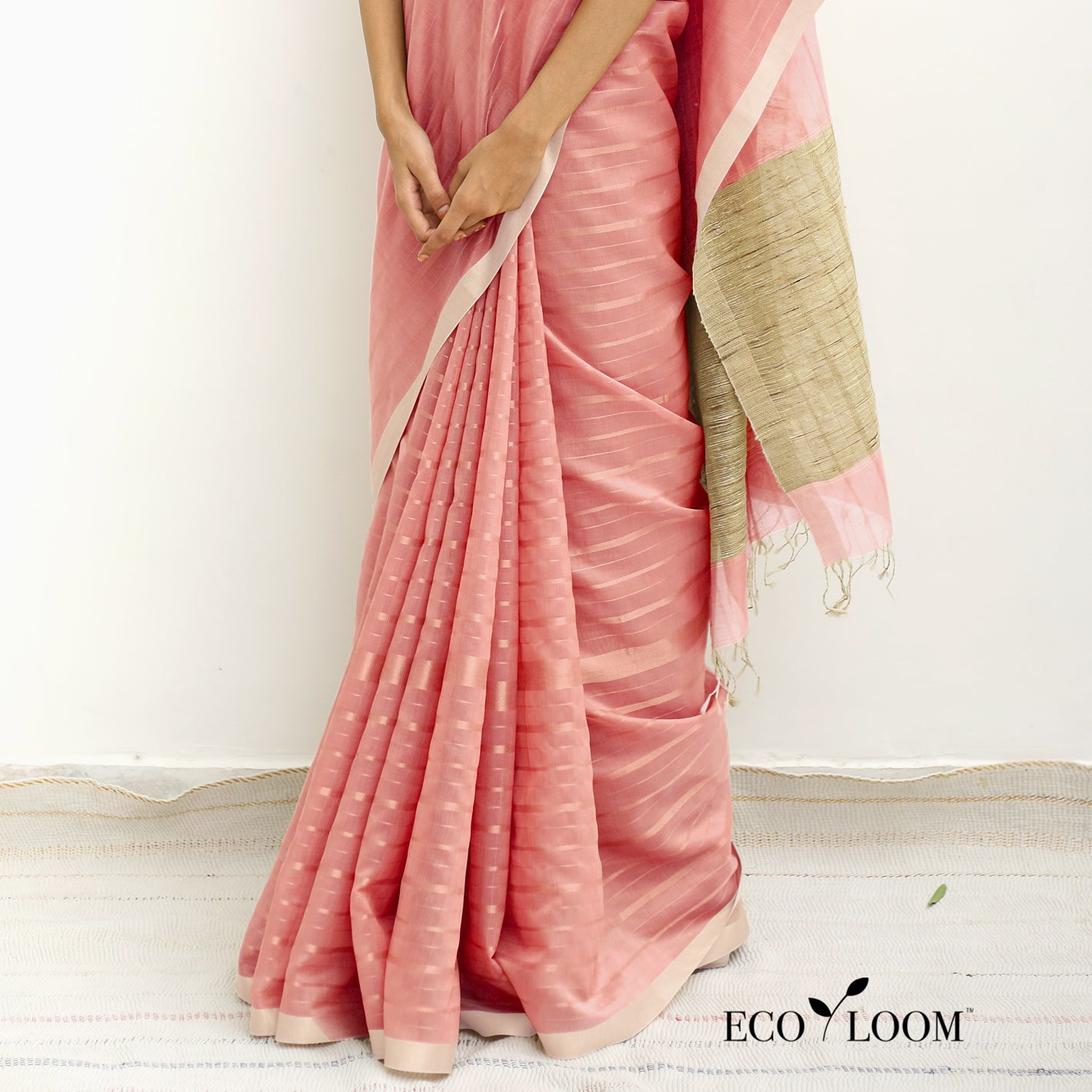 Manjishtha Ecoloom Maheshwari Silk Handloom Saree
