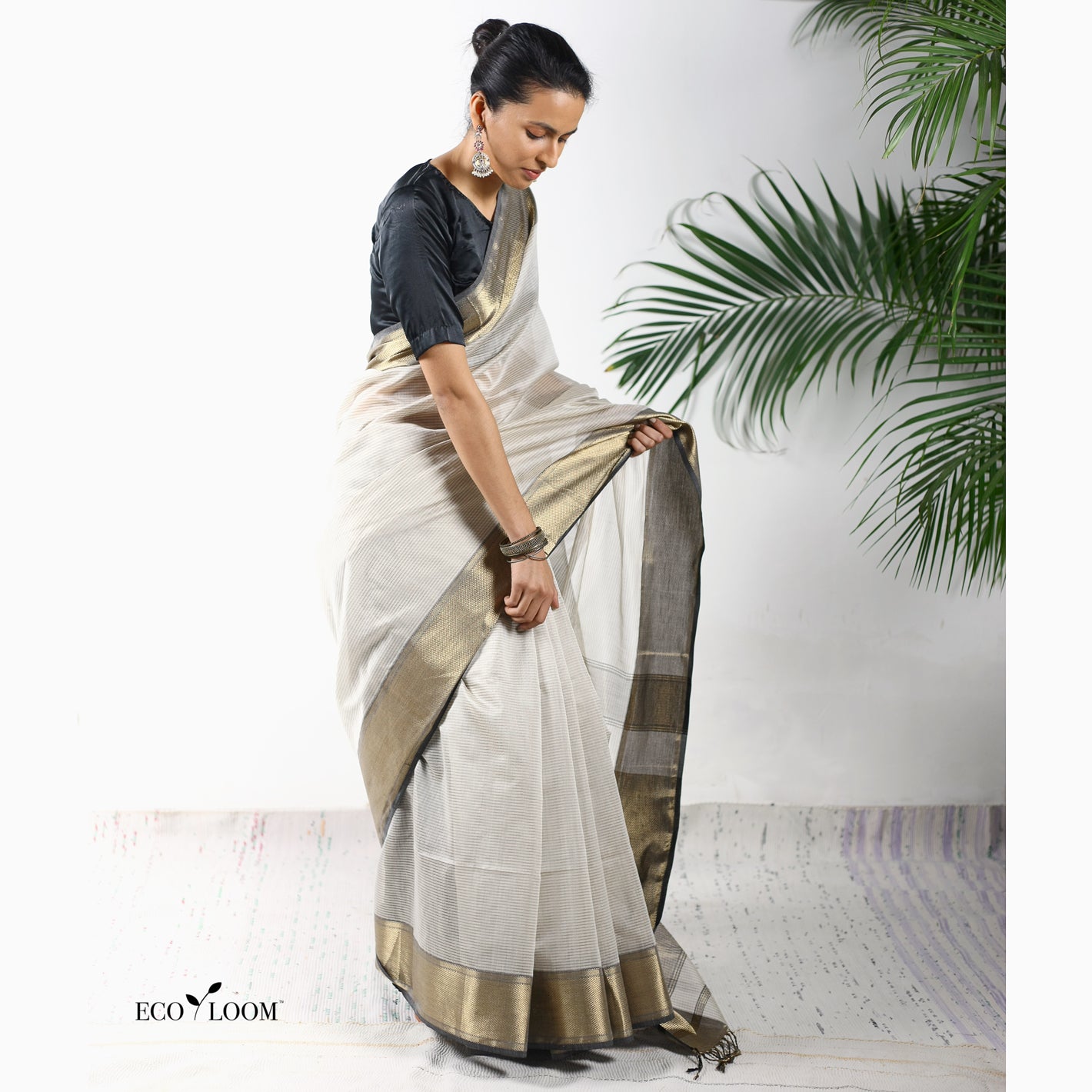 Sadhna Ecoloom Silk Cotton Handloom Saree