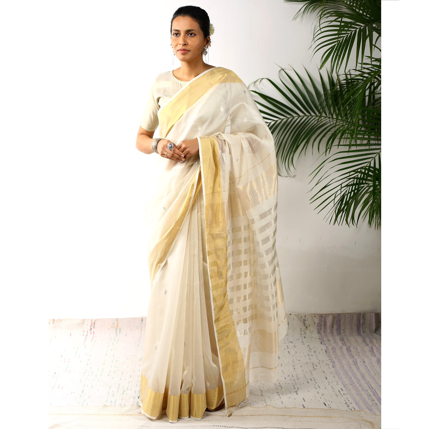 Geeta Silk Cotton Handwoven Saree