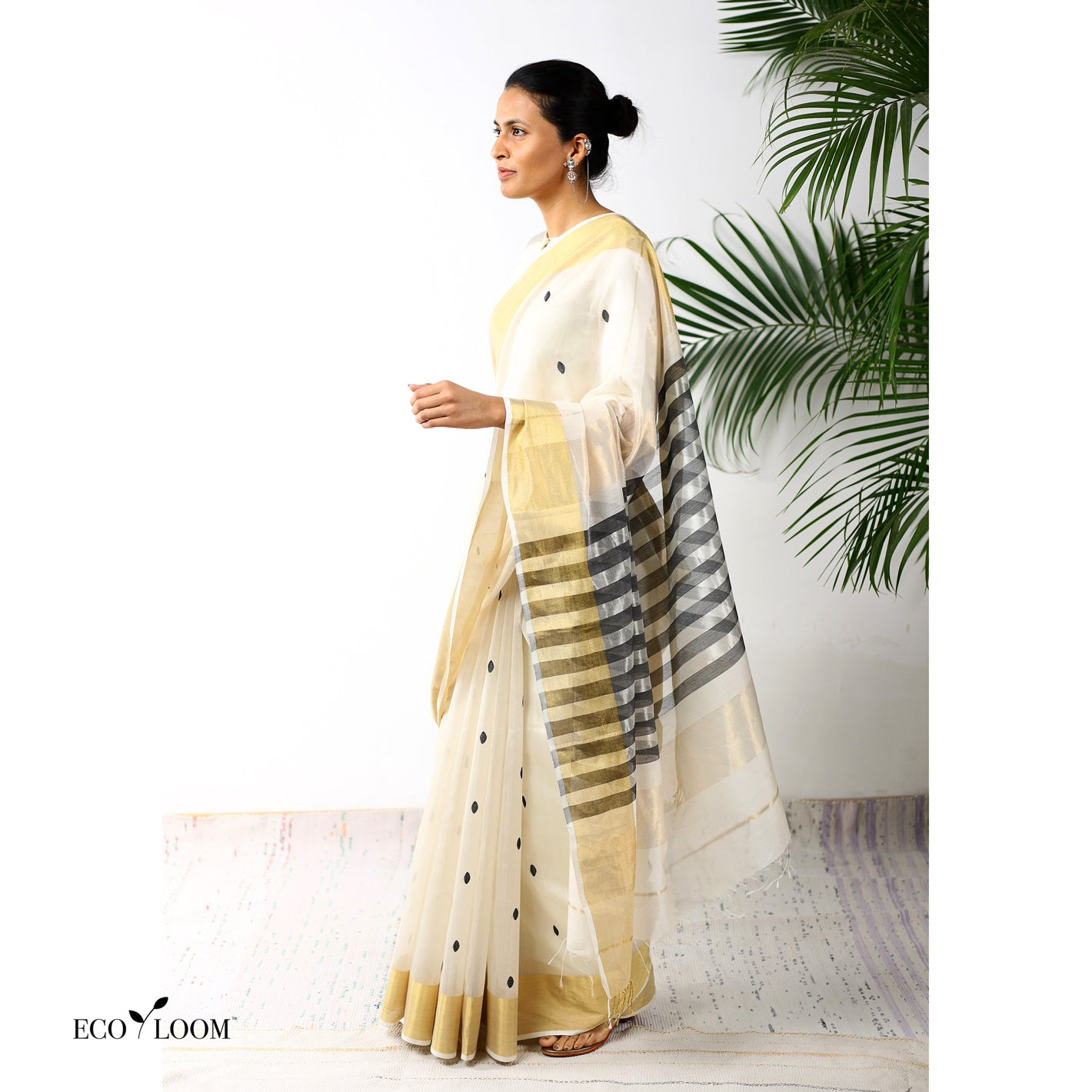 Madhubala Silk Cotton Handwoven Saree