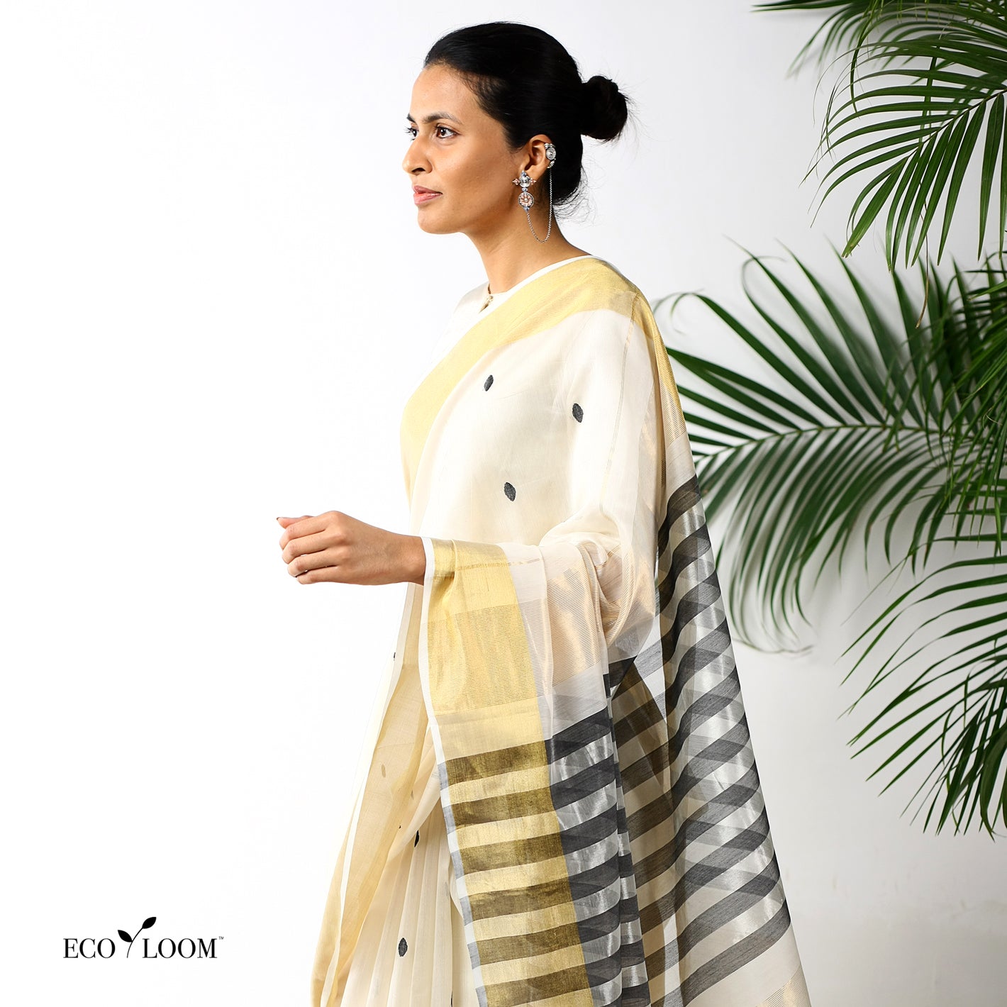 Madhubala Silk Cotton Handwoven Saree