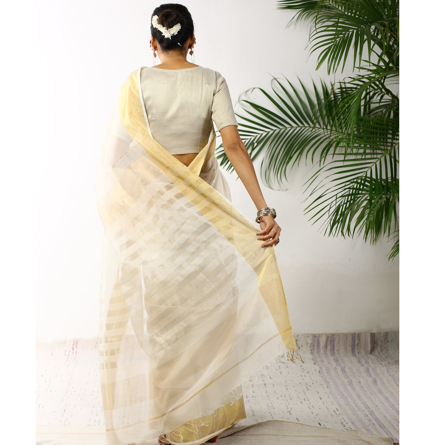 Geeta Silk Cotton Handwoven Saree