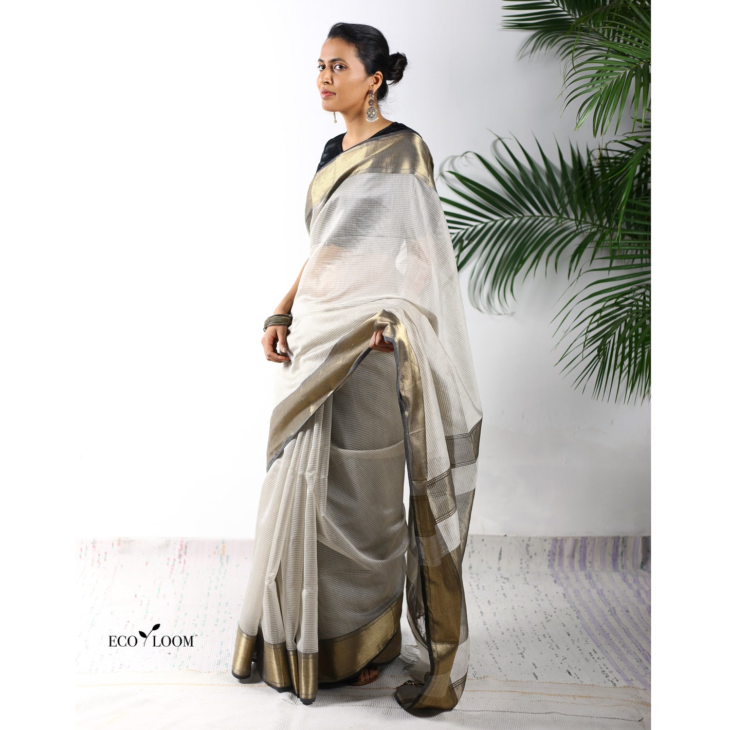 Sadhna Ecoloom Silk Cotton Handloom Saree