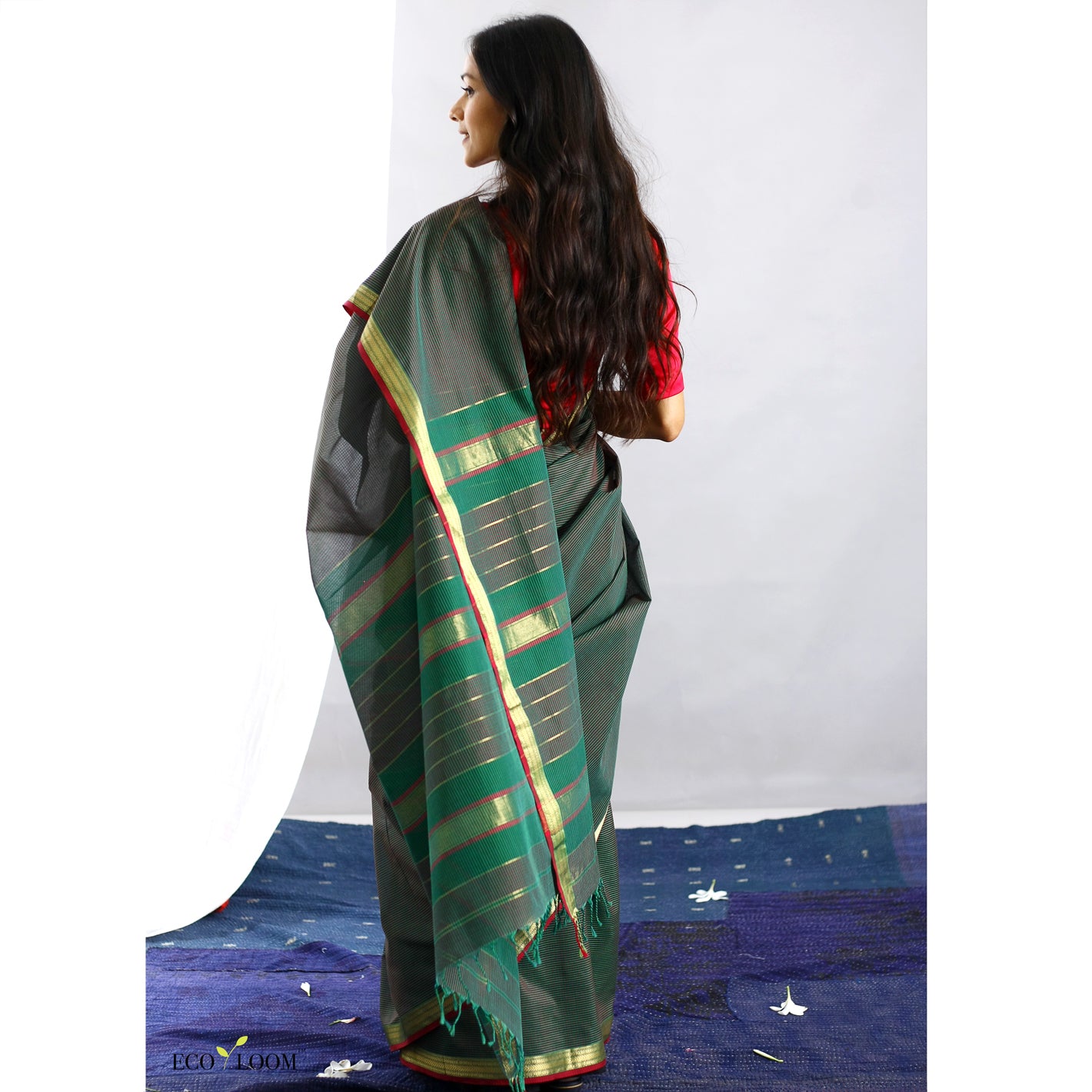 Panna Ecoloom Garbh Reshmi Saree