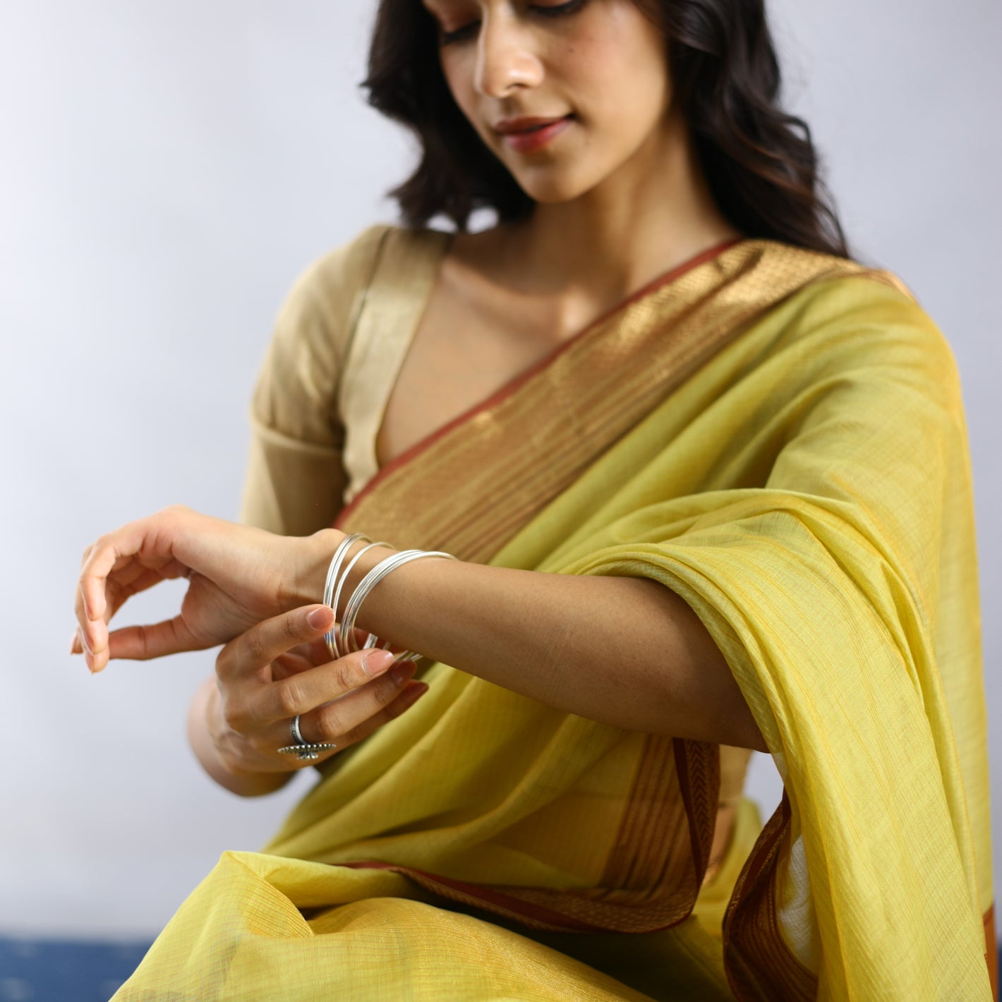 Sita Bangles In Silver