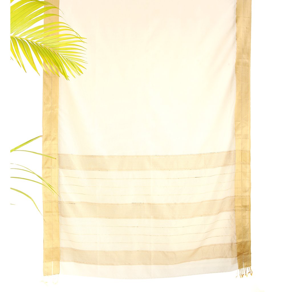 Mogra Ecoloom Maheshwari Saree
