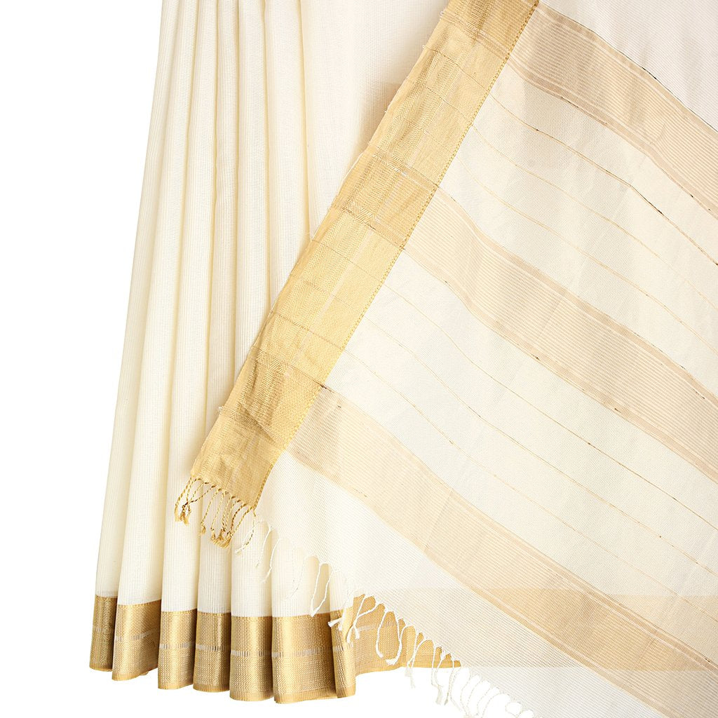 Mogra Ecoloom Maheshwari Saree