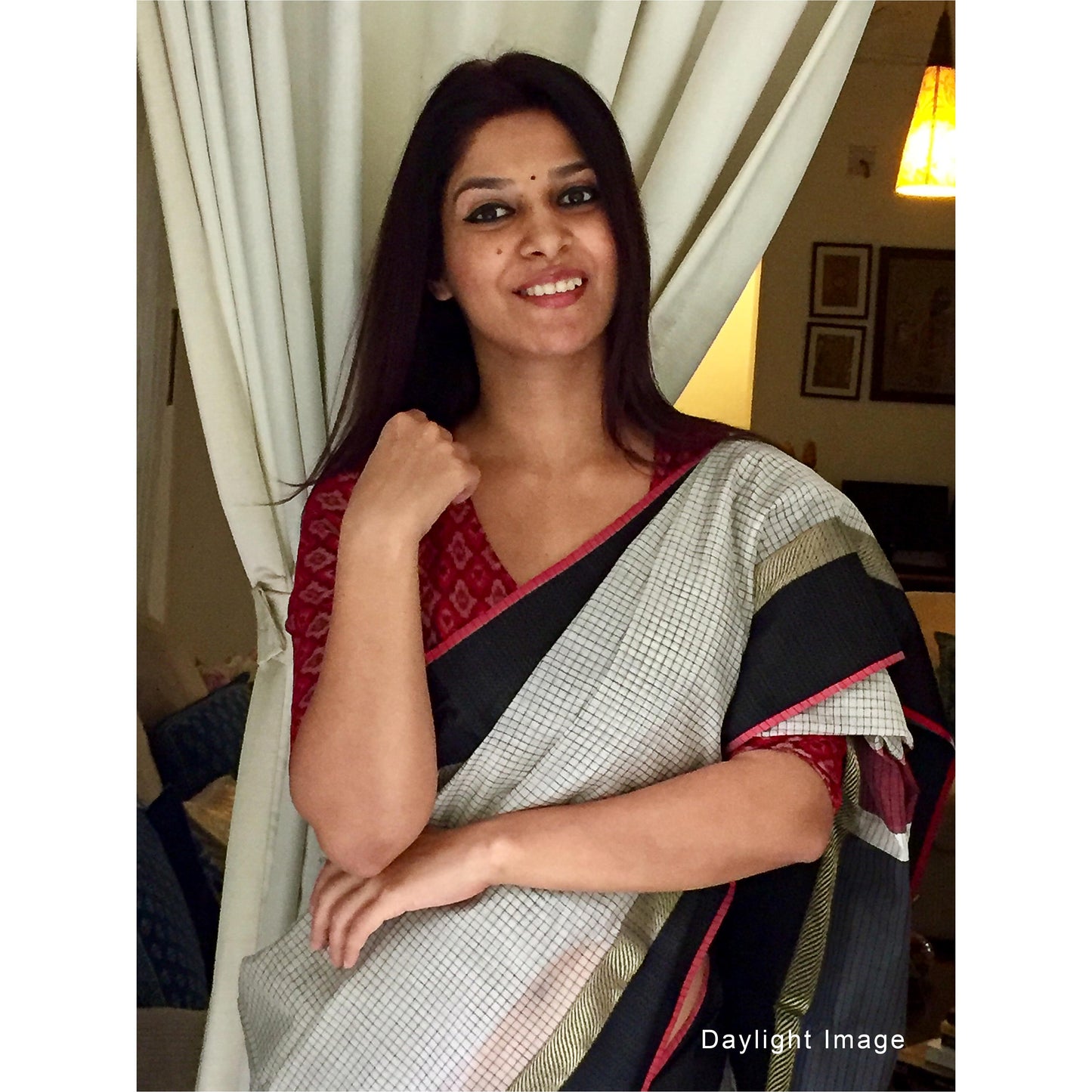Taan Ecoloom Maheshwari Saree