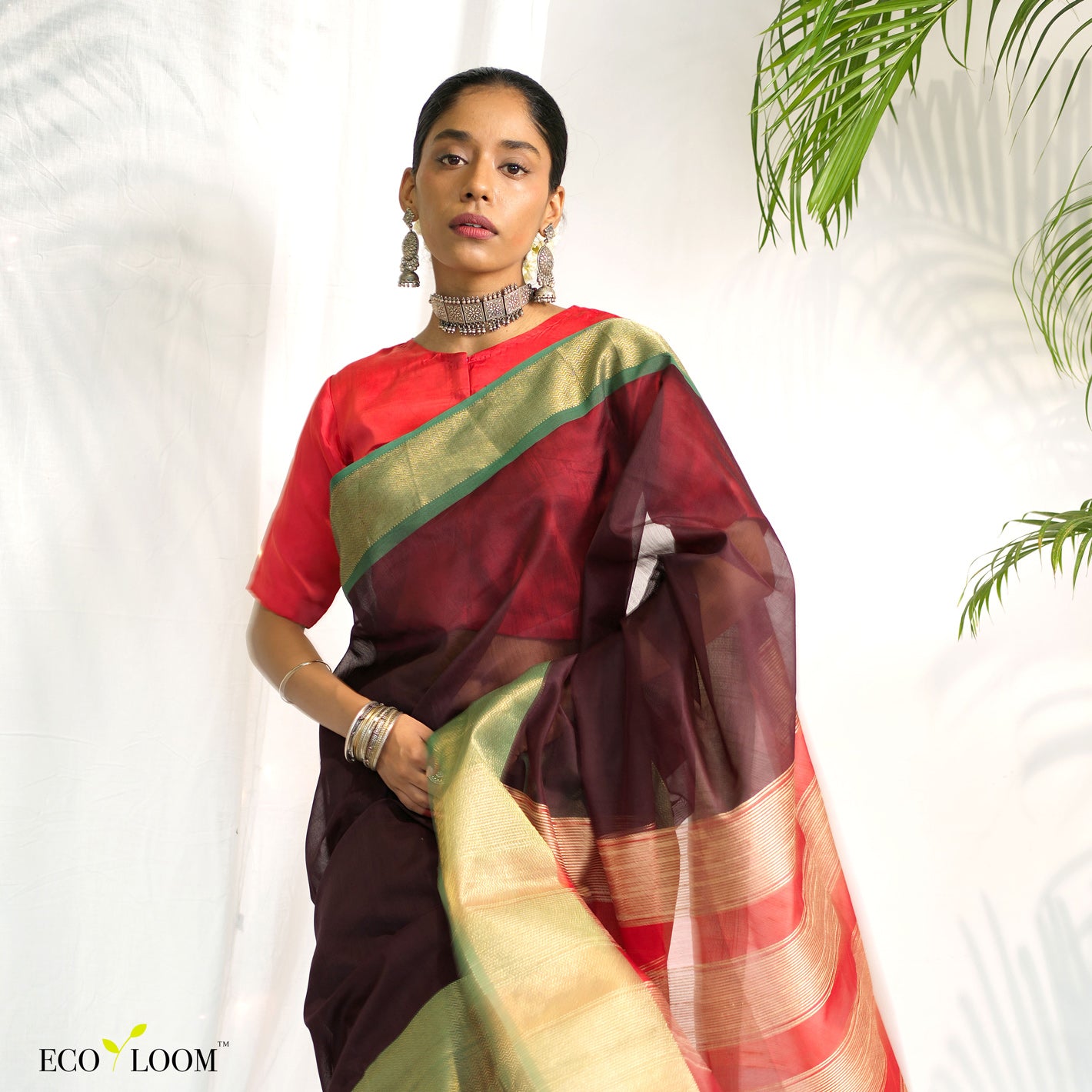 Moher Ecoloom Silk Cotton Saree