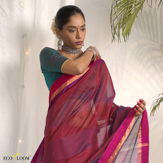 Kapila Maheshwari Handloom Cotton Silk Saree