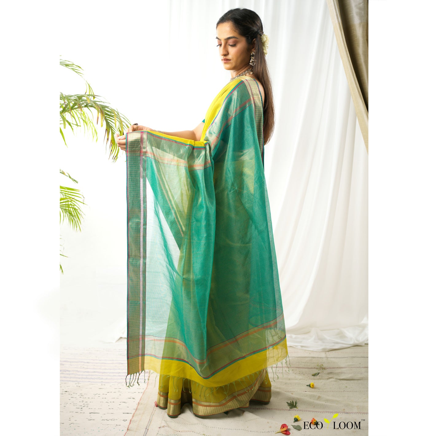 Hansika Ecoloom Cotton Silk Handloom Saree