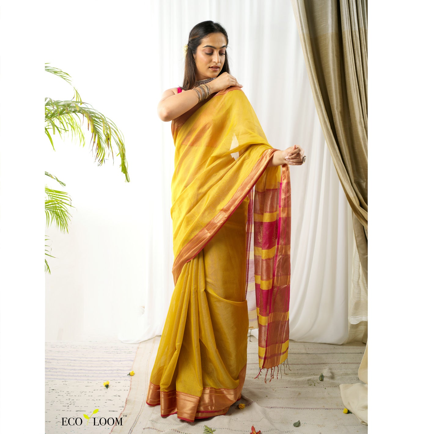 Charulekha Ecoloom Cotton Silk Handloom Saree