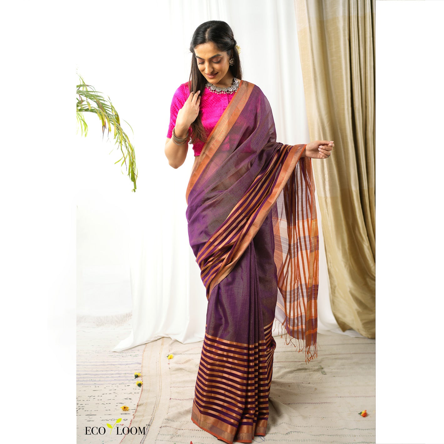 Ajai Ecoloom Cotton Silk Handloom Saree