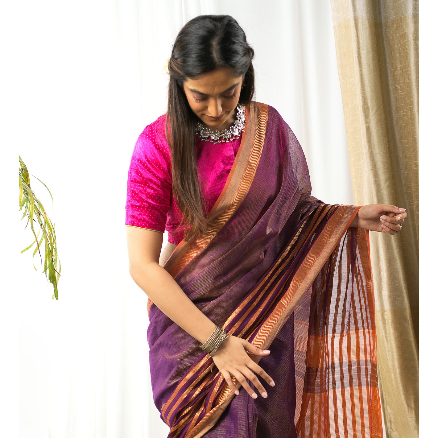 Ajai Ecoloom Cotton Silk Handloom Saree