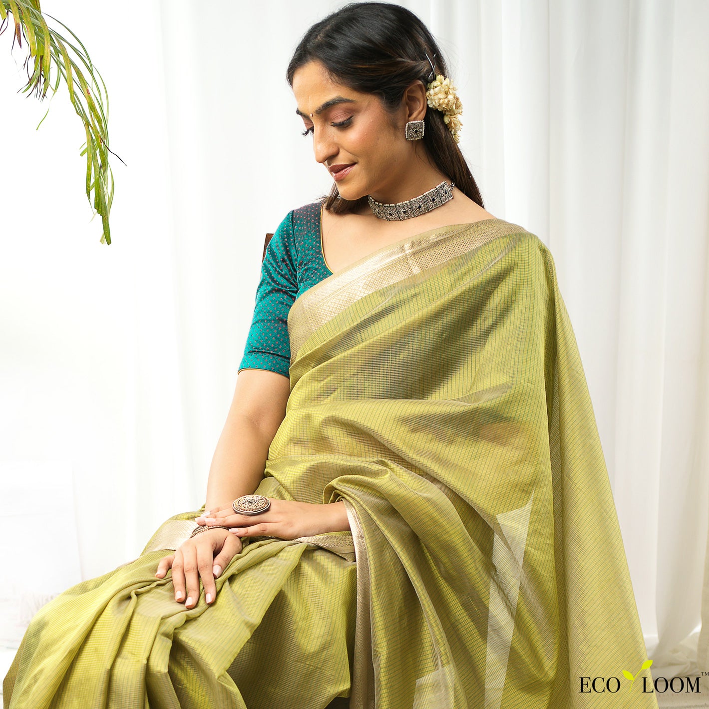 Alaya Ecoloom Pure Silk Saree