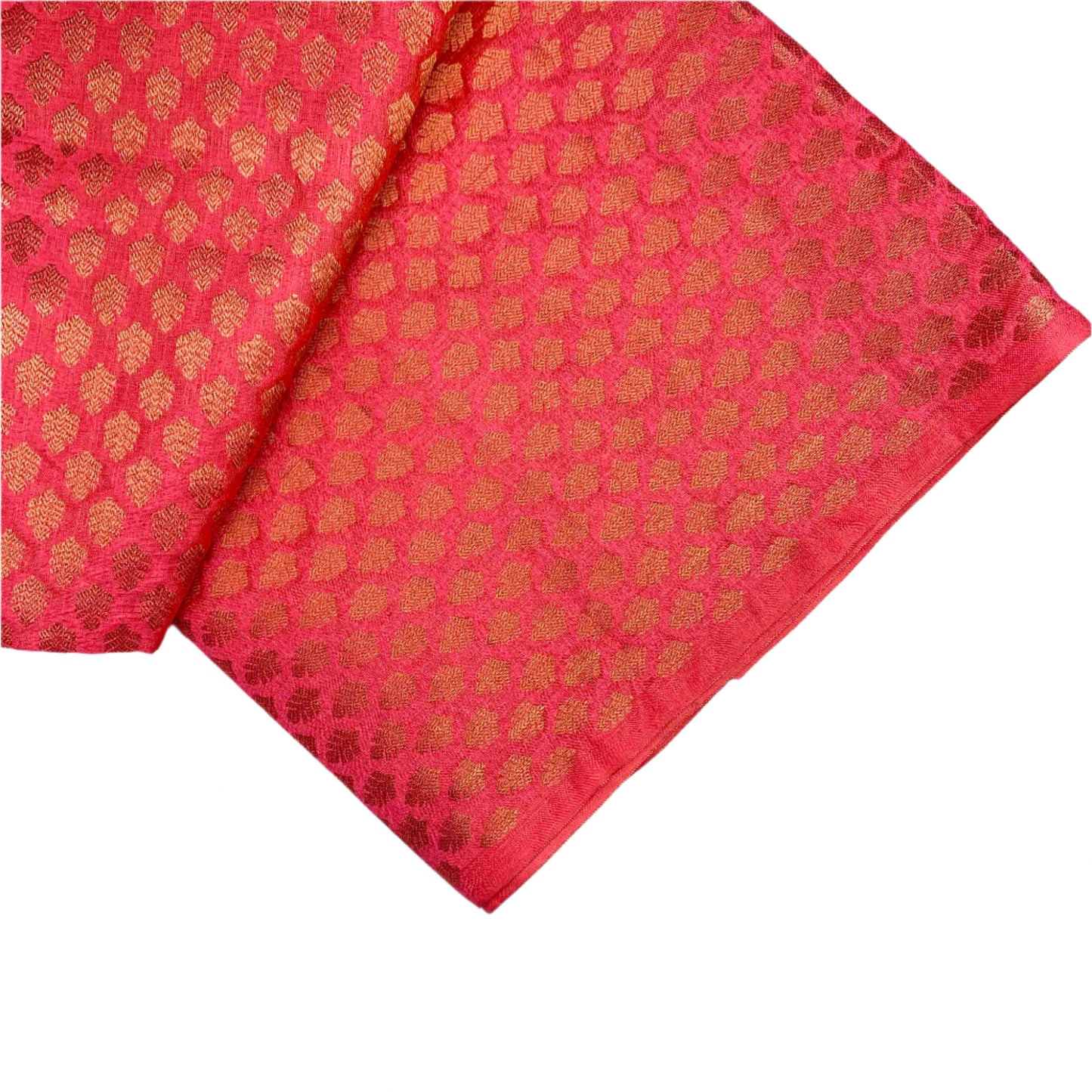 Blouse fabric Brocade Pink