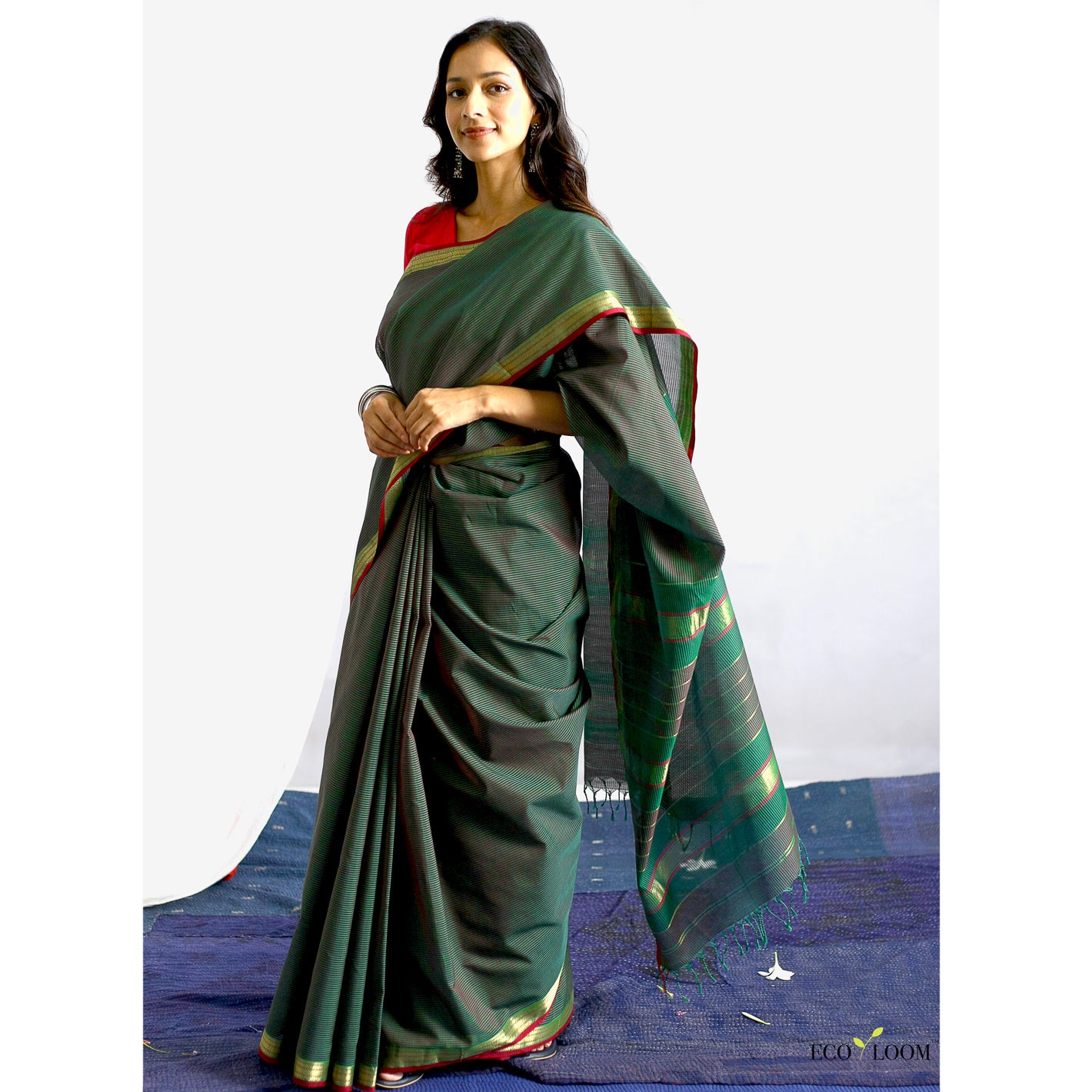 Panna Ecoloom Garbh Reshmi Saree