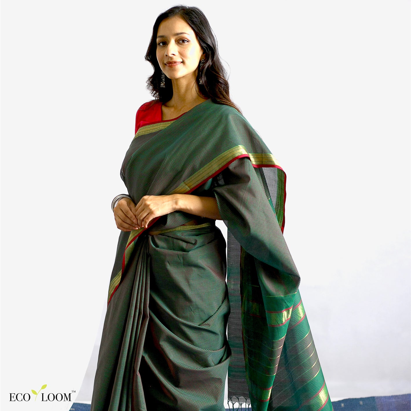 Panna Ecoloom Garbh Reshmi Saree