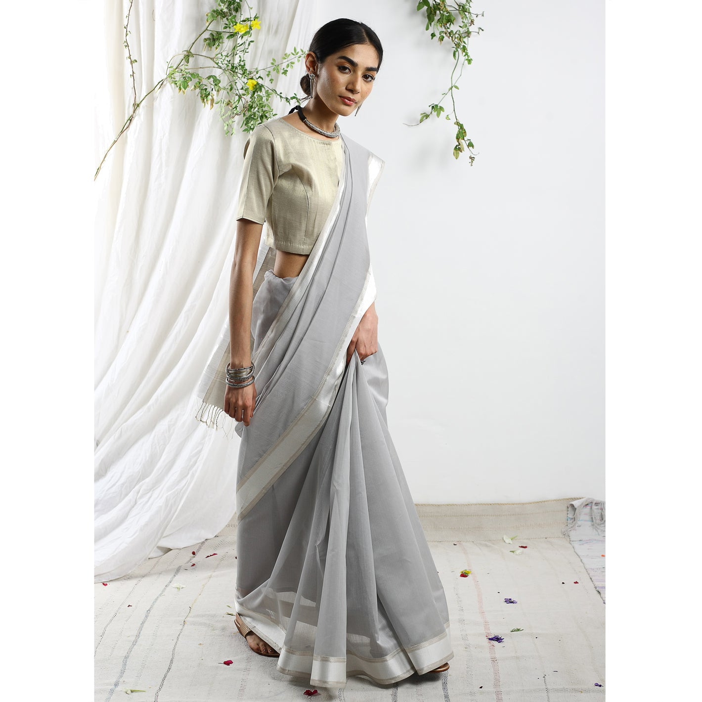 Sreeya Silk Cotton Ecoloom Saree