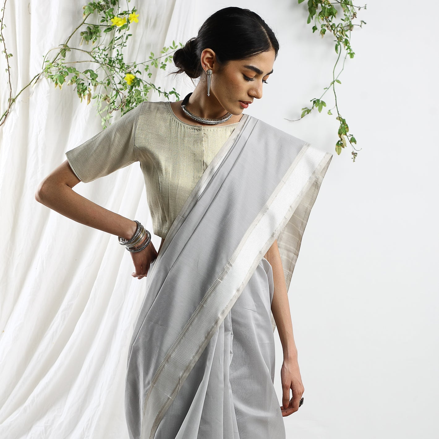Sreeya Silk Cotton Ecoloom Saree