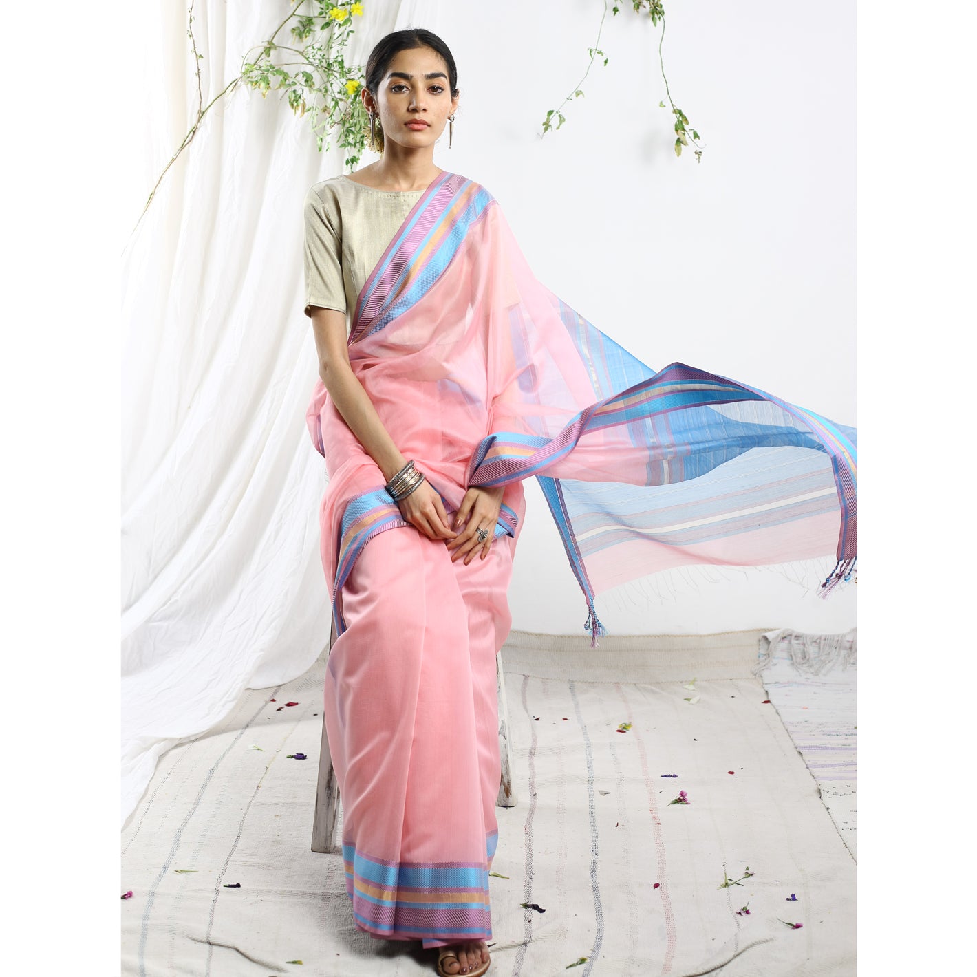 Mira Ecoloom Silk Cotton Handloom Saree