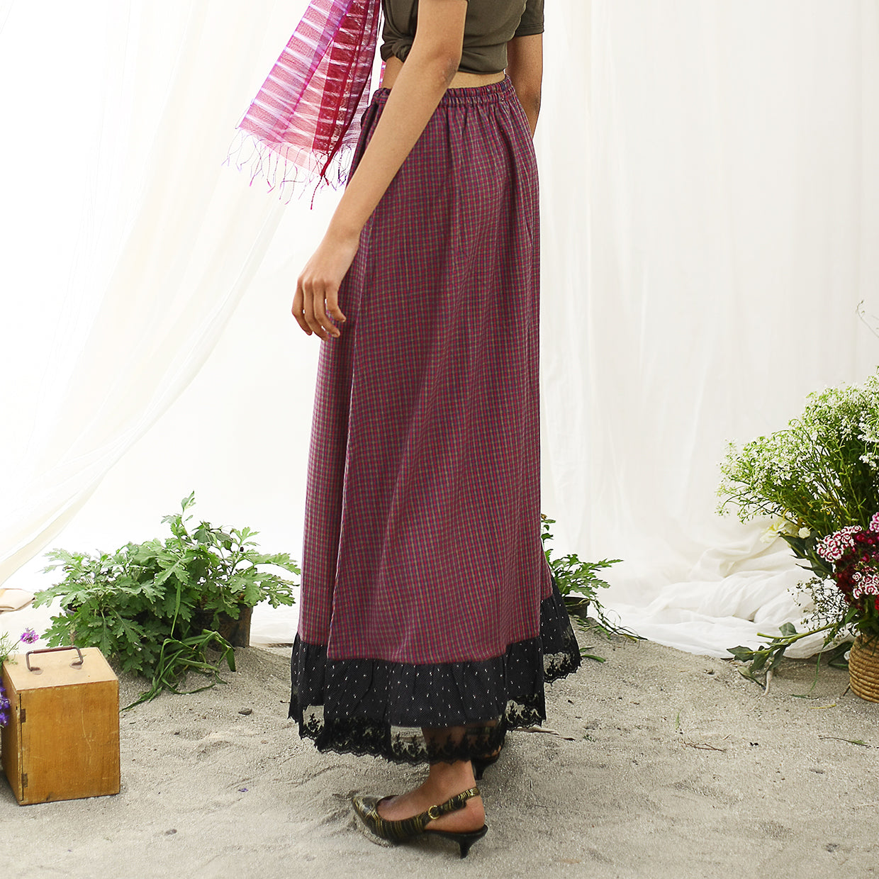 Barberry Ecoloom Lace Skirt