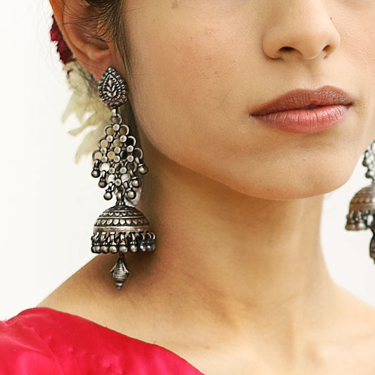 Kalki Jhumka In Silver