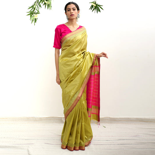 Terra Ecoloom Pure Silk Saree